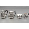 G. LECOMTE – Service thé café 4 pièces argent massif époque ART DECO 1925 22