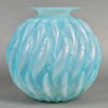 1927 René Lalique – Vase Marisa Verre Opalescent Patiné Bleu 8