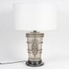 1950 Marc Lalique – Lampe Pan Faune Cristal Patiné Gris 9