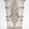 1950 Marc Lalique – Lampe Pan Faune Cristal Patiné Gris 11
