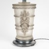 1950 Marc Lalique – Lampe Pan Faune Cristal Patiné Gris 12