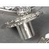 Orfèvre P.F.A. TURQUET – Paire de bougeoirs argent Louis XV – XIXe 40