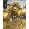 Sculpture – Group Of Arabian Horses , Pierre-Jules Mêne (1810-1879) ​​​​​​​- Bronze 18