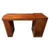 Bureau en noyer et placage de noyer de forme rectangulaire des années 1930 20