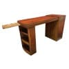 Bureau en noyer et placage de noyer de forme rectangulaire des années 1930 19