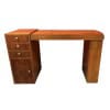 Bureau en noyer et placage de noyer de forme rectangulaire des années 1930 16