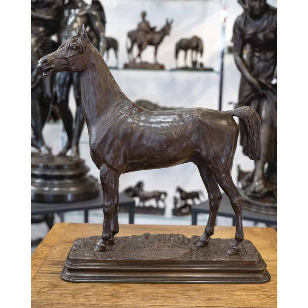 Sculpture – Le Cheval Kaolin , Alfred Dubucand (1828 – 1894) – Bronze 3