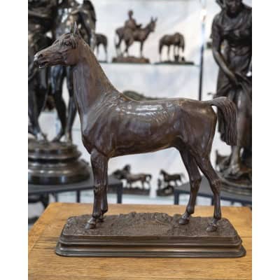 Sculpture – Le Cheval Kaolin , Alfred Dubucand (1828 – 1894) – Bronze