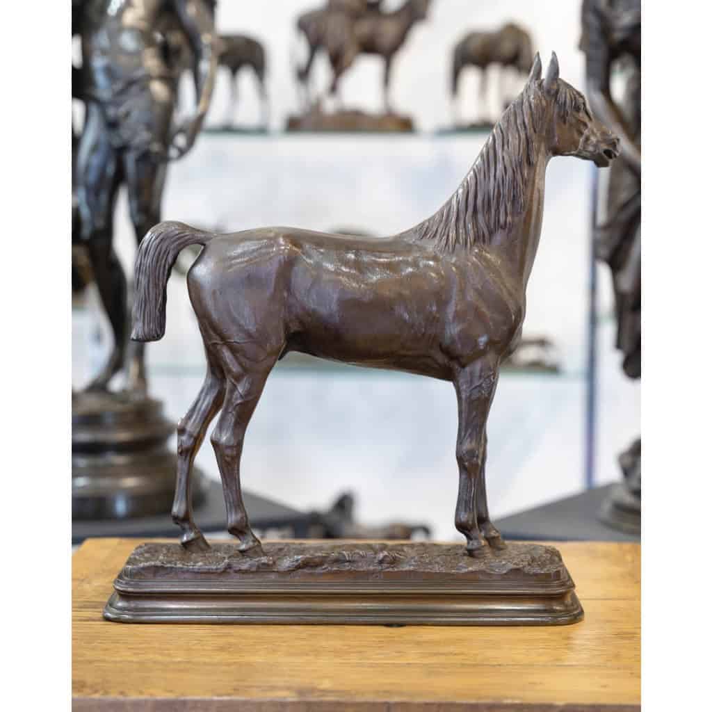 Sculpture – Le Cheval Kaolin , Alfred Dubucand (1828 – 1894) – Bronze 9