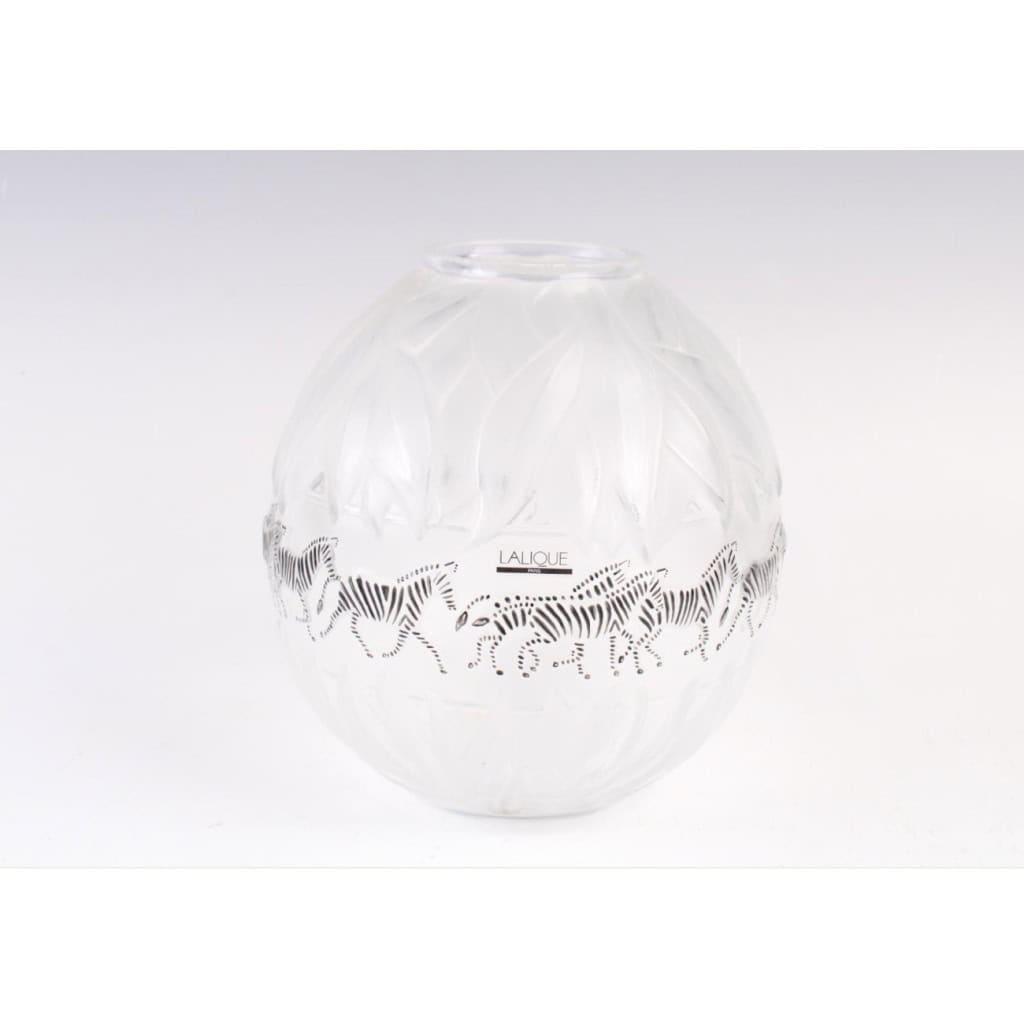 Marie-Claude LALIQUE (1935-2003) Vase « Tanzania «  4