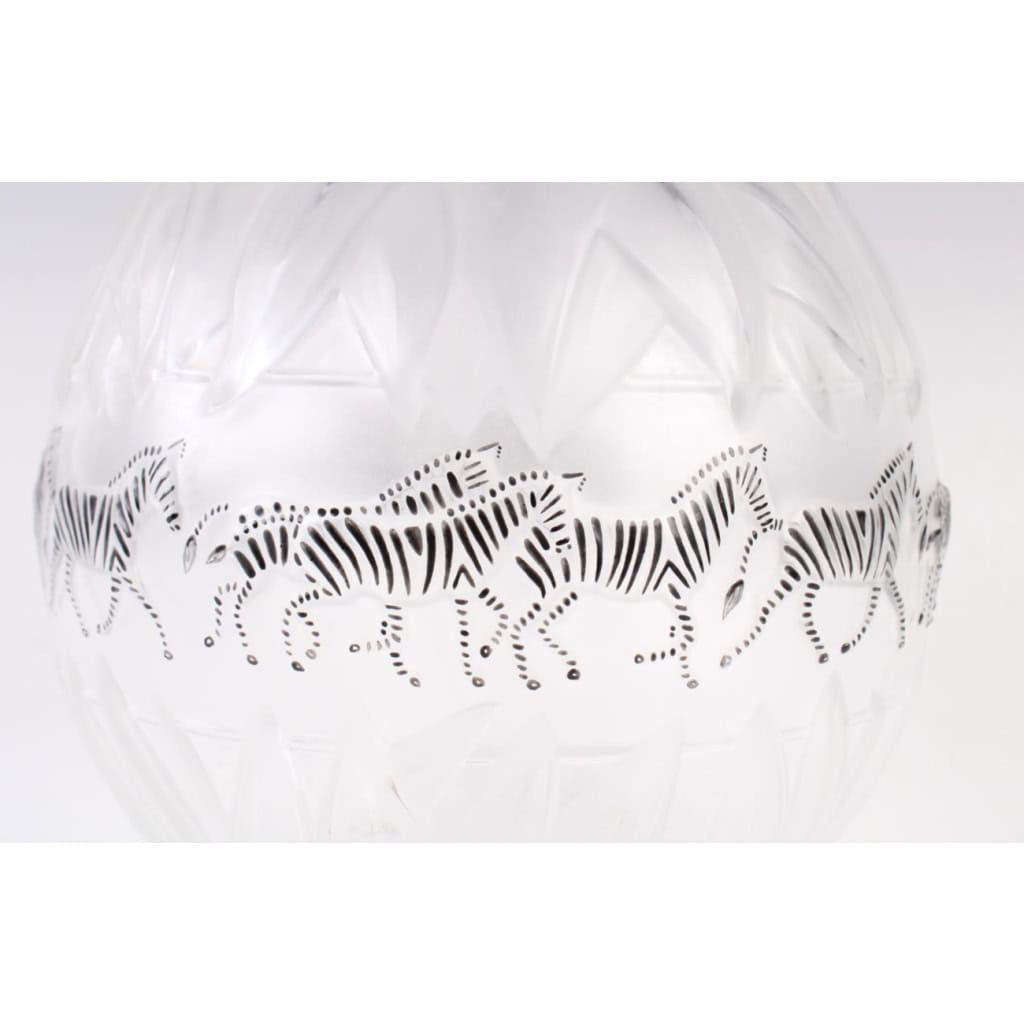 Marie-Claude LALIQUE (1935-2003) Vase « Tanzania «  6