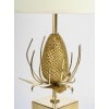1970 Lampe de table modèle « Chardon » en bronze doré de Charles 12