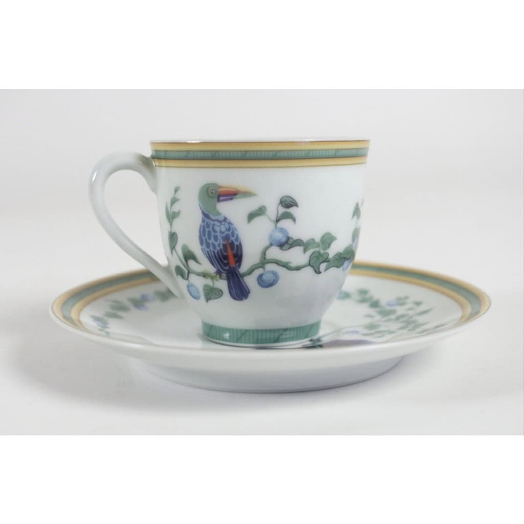 HERMÈS « LES TOUCANS » Six tasses à café 6