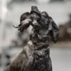 Sculpture – Chienne Setter « MISS » , Arthur Marie Gabriel Comte du Passage (1838-1909) – Bronze 15