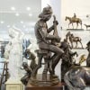 Sculpture – Oysel Le Troubadour , Émile Boisseau (1842-1923) – Bronze 18