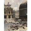 HERVE Jules Peinture Française 20è Paris L’opéra Huile sur Toile Signée Certificat D’authenticité 17