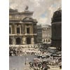 HERVE Jules Peinture Française 20è Paris L’opéra Huile sur Toile Signée Certificat D’authenticité 16