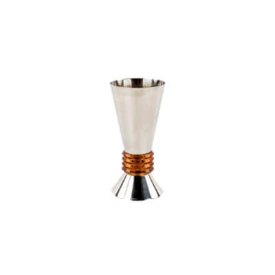 Puiforcat et St Louis , Vase métal et cristal