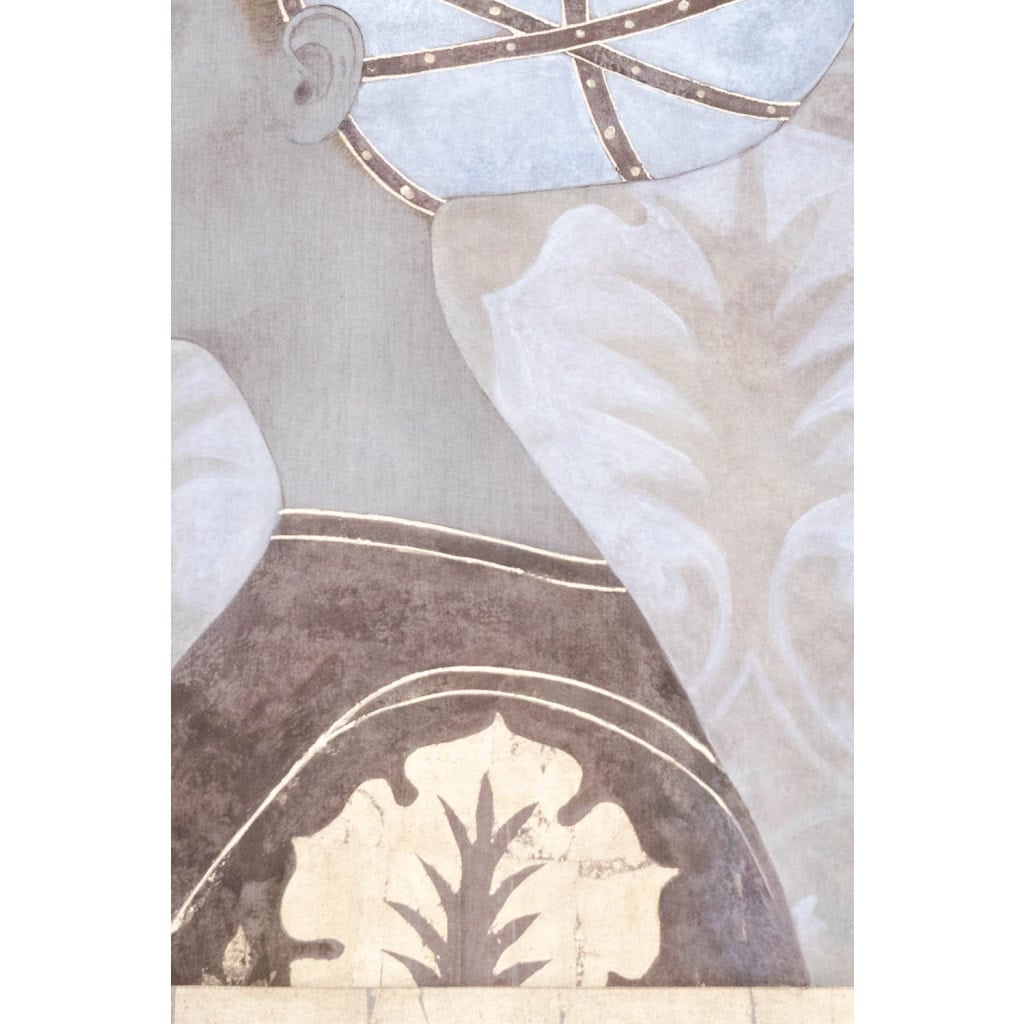 Toile peinte représentant une femme noble italienne. Contemporain. LS5526675T 5