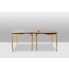 Maison Jansen. Paire de consoles en fer doré. Circa 1970. LS63551756U 11