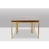 Maison Jansen. Paire de consoles en fer doré. Circa 1970. LS63551756U 12