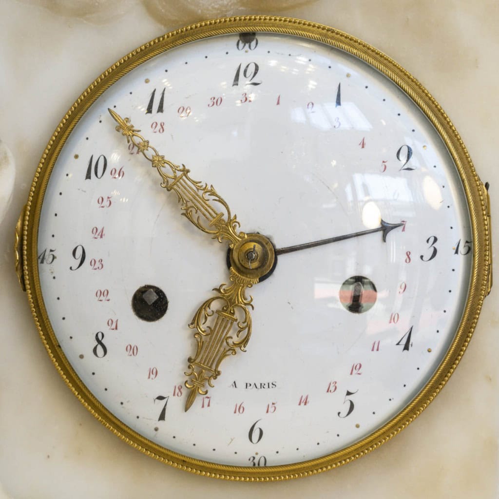 Pendule L XVI “ Le temps qui passe”. 5