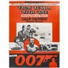 Affiche Cinéma Originale, James Bond, 007, From Russia With Love, Bons Baisers de Russie, Sean Connery, Ian Fleming, Pistolet, Agent, Espion, Espionnage, Spectre, Bateau, Hélicoptère, Film, Gadget, c.1980 8
