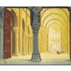 Affiche Tourisme Originale, Alo, La Basilique Romane de Vézelay, PLM, Chemins de Fer, Trains, Automobiles, Excursion, Architecture, Fresque, Sculpture, Tympan, Christ, Iconographie, Religion, Art Roman, Avallon, c.1920 12