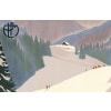 Affiche Art Déco Originale, Roger Broders, St Pierre de Chartreuse, Voyage, Transport, Tourisme, Hiver, Montagne, Massif, Neige, Sapin, Alpin, Chalet, Piste, Ski, Skieur, Bobsleigh, Descente, Train, PLM, Paris, Lyon, Méditerranée, Auvergne, Bob de Perquelin, 1930 14