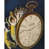 Affiche Originale, Leonetto Cappiello, Montre Élection, Horlogerie, Horloger, Gousset, Chronomètre, Cadran, Aiguille, Heure, Minute, Chiffres Romains, Femme, 1922 12