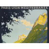 Affiche Tourisme Originale, Roger Soubie, Dauphiné, PLM, Chemins de Fer, St Pierre de Chartreuse, Couvent de la Grande Chartreuse, Grand Som, Montagne, Vallée, Paysage, Alpin, Transport, Voyage, Train, Monastère, c.1920 9