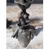 Pair of Art Nouveau candlesticks, spelter and bronze, 1900 19