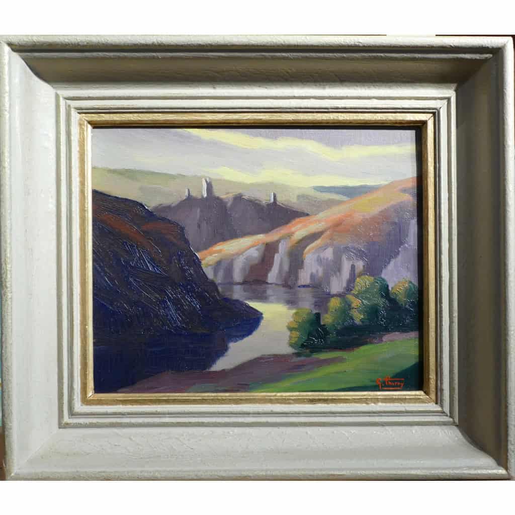 Thiery Gaston Croyant Effet d’Orage En Décembre 1954 Huile Signée Certificat d’authenticité 3