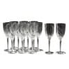 Marc Lalique : Douze flûtes à champagne « Ange » en Cristal 9