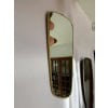 Miroir asymétrique en laiton de style Gio Ponti, Italie du milieu du siècle dernier, 1950 32