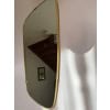 Miroir asymétrique en laiton de style Gio Ponti, Italie du milieu du siècle dernier, 1950 33