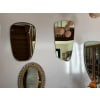 Miroir asymétrique en laiton de style Gio Ponti, Italie du milieu du siècle dernier, 1950 35