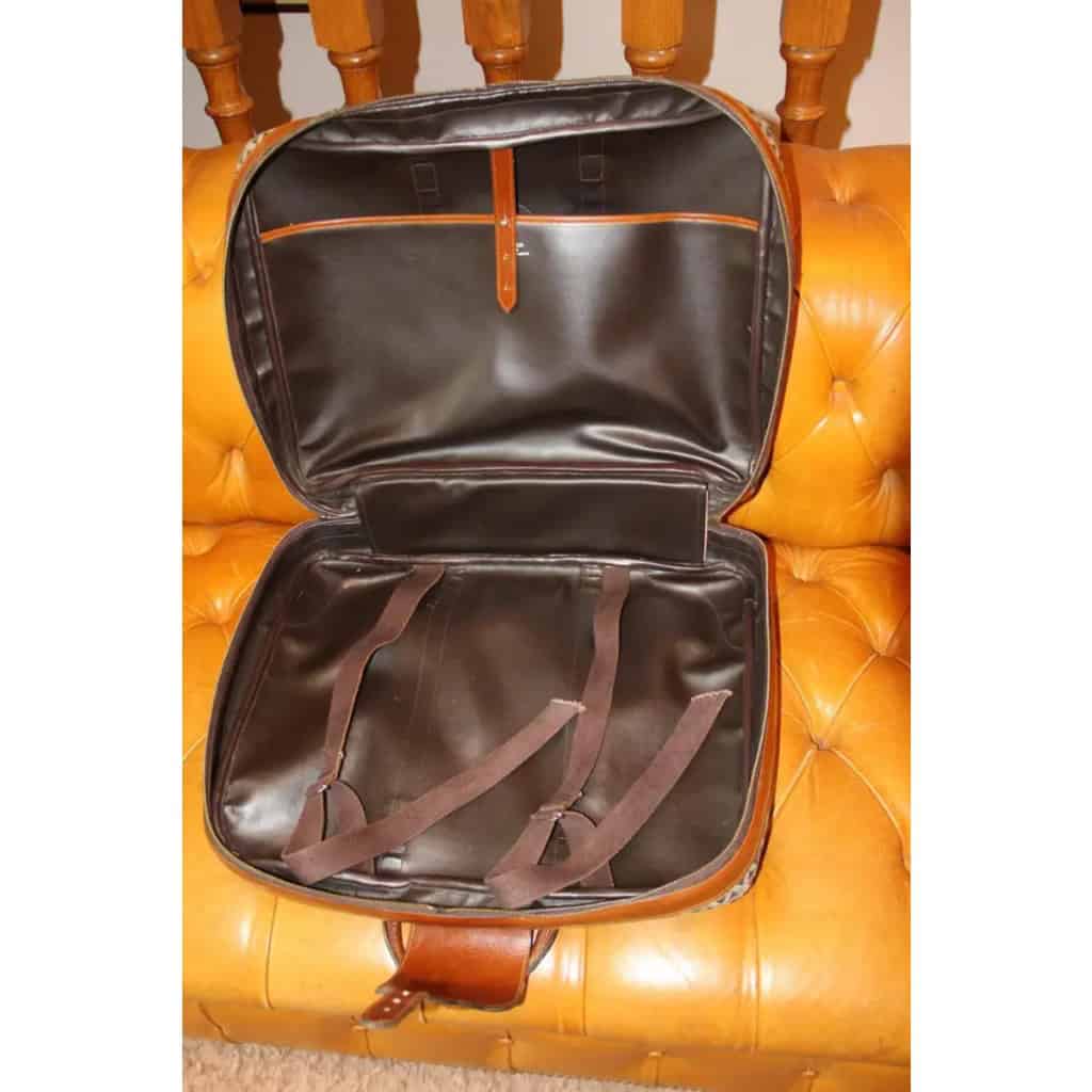 Valise Goyard en toile tissée, bagage Goyard, sac de voyage Goyard 18