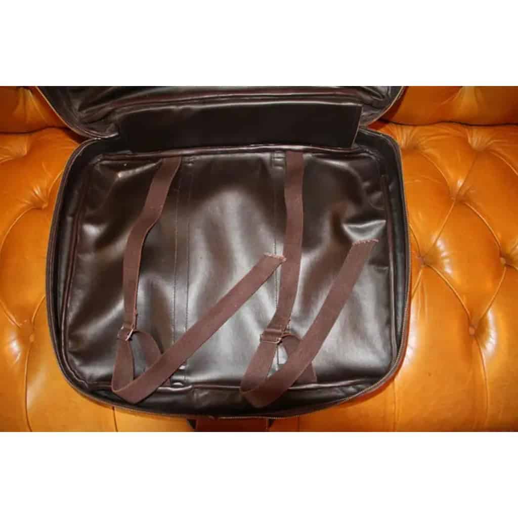 Valise Goyard en toile tissée, bagage Goyard, sac de voyage Goyard 21