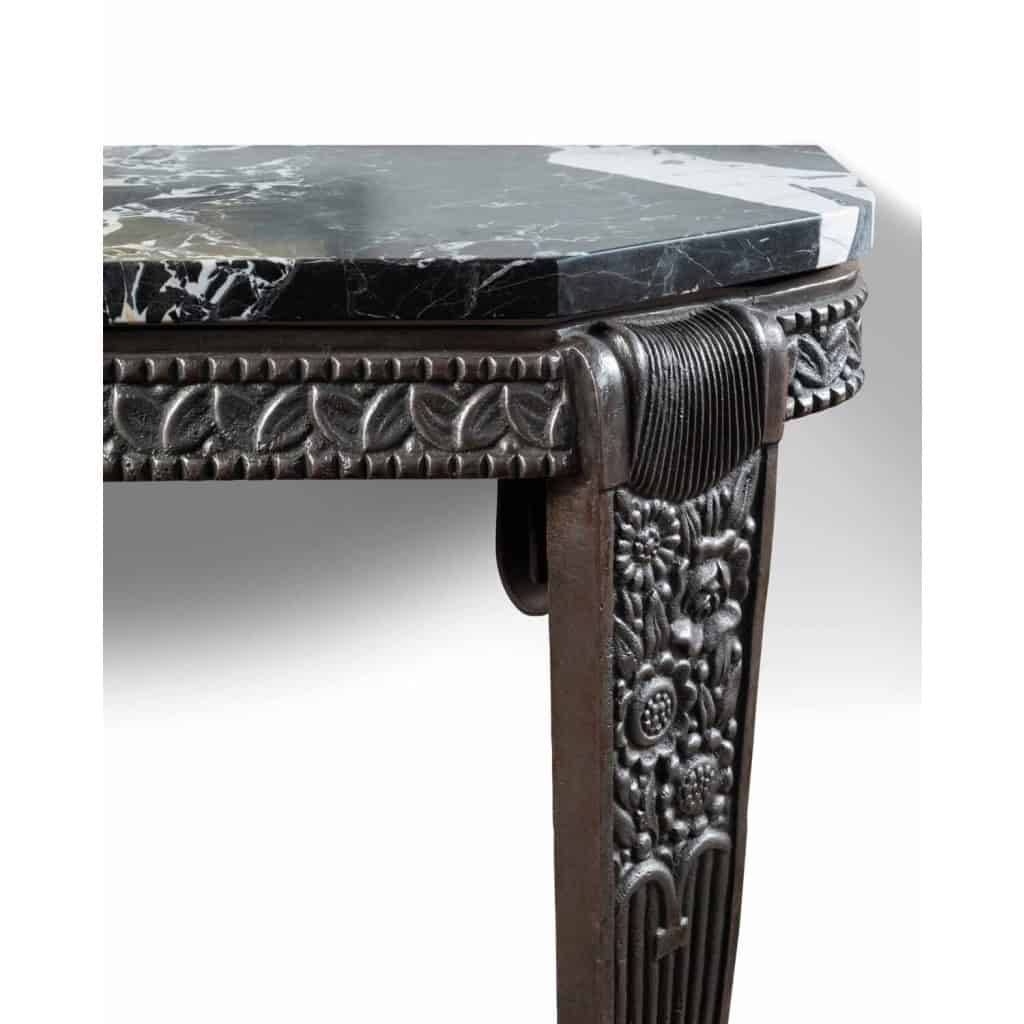 Edgar BRANDT – Élégante Console « Altesse » Art Déco – Édition Originale – 1925/30 4