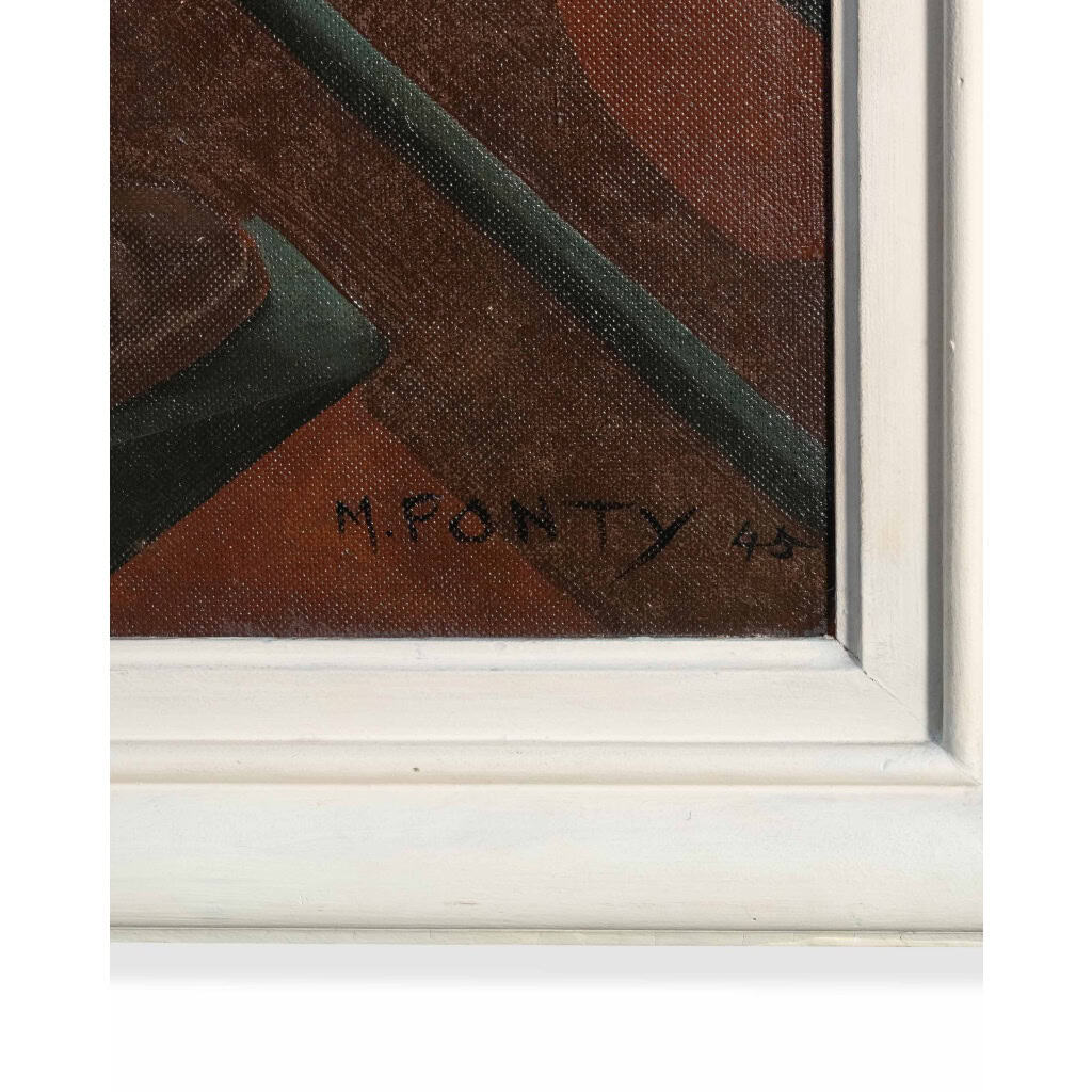 Max Ponty – 4 huiles sur toile se faisant suite. 1945. 12