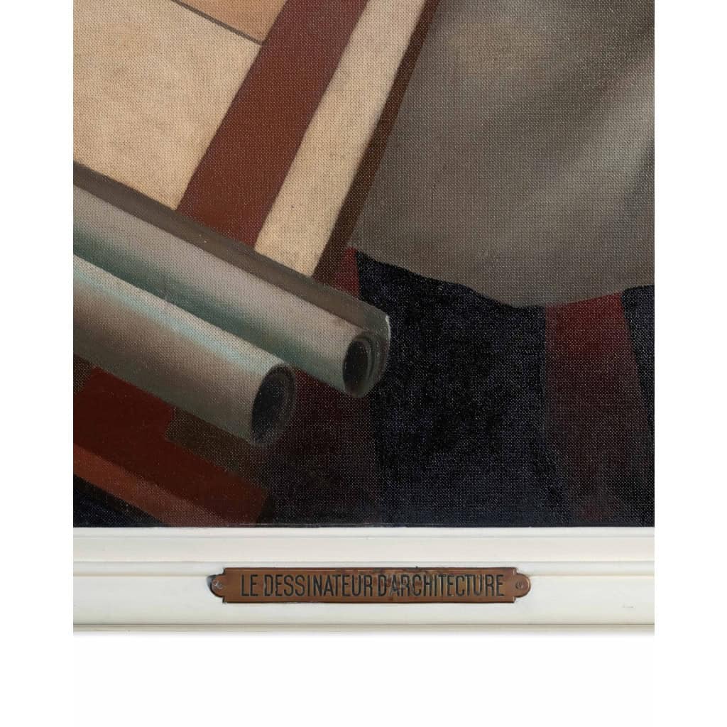 Max Ponty – 4 huiles sur toile se faisant suite. 1945. 6