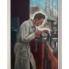 Max Ponty – 4 huiles sur toile se faisant suite. 1945. 17