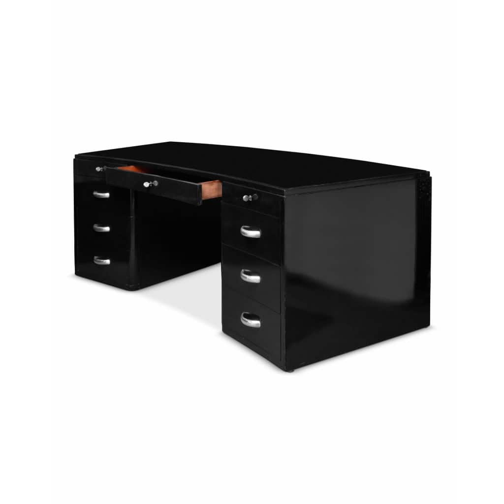 Jacques ADNET – Exceptionnel Bureau « Président » Art Déco et son fauteuil – 1936 8