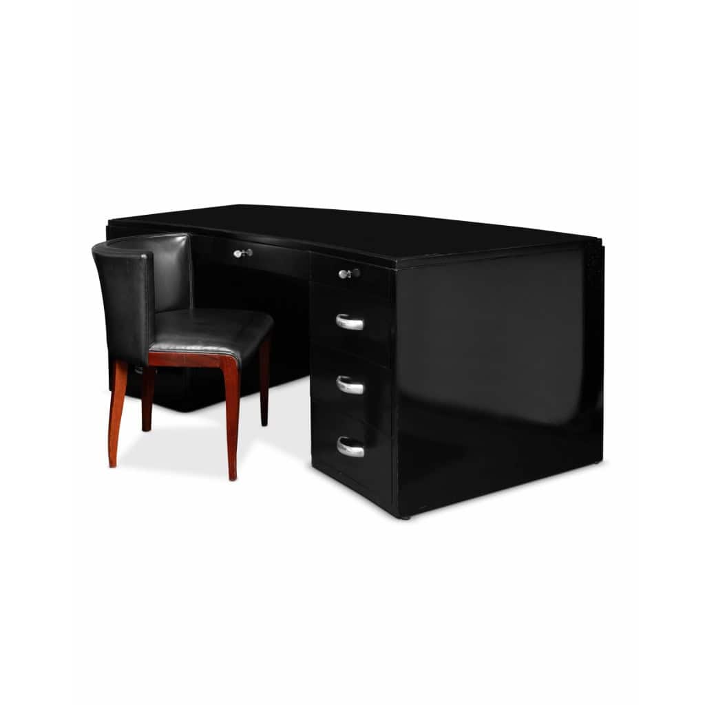 Jacques ADNET – Exceptionnel Bureau « Président » Art Déco et son fauteuil – 1936 3