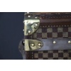 Malle Moynat à damiers, malle Moynat courrier 100 cm 25