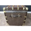 Malle Moynat à damiers, malle Moynat courrier 100 cm 26