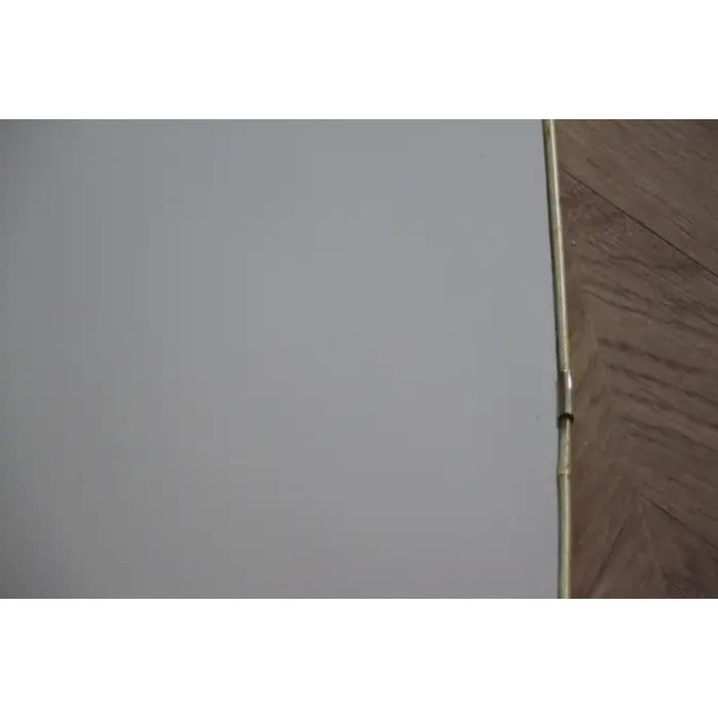 Miroir asymétrique en laiton de style Gio Ponti, Italie du milieu du siècle dernier, 1950 7