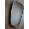 Miroir mural moderniste des années 1950 en laiton et chrome, style Gio Ponti 25
