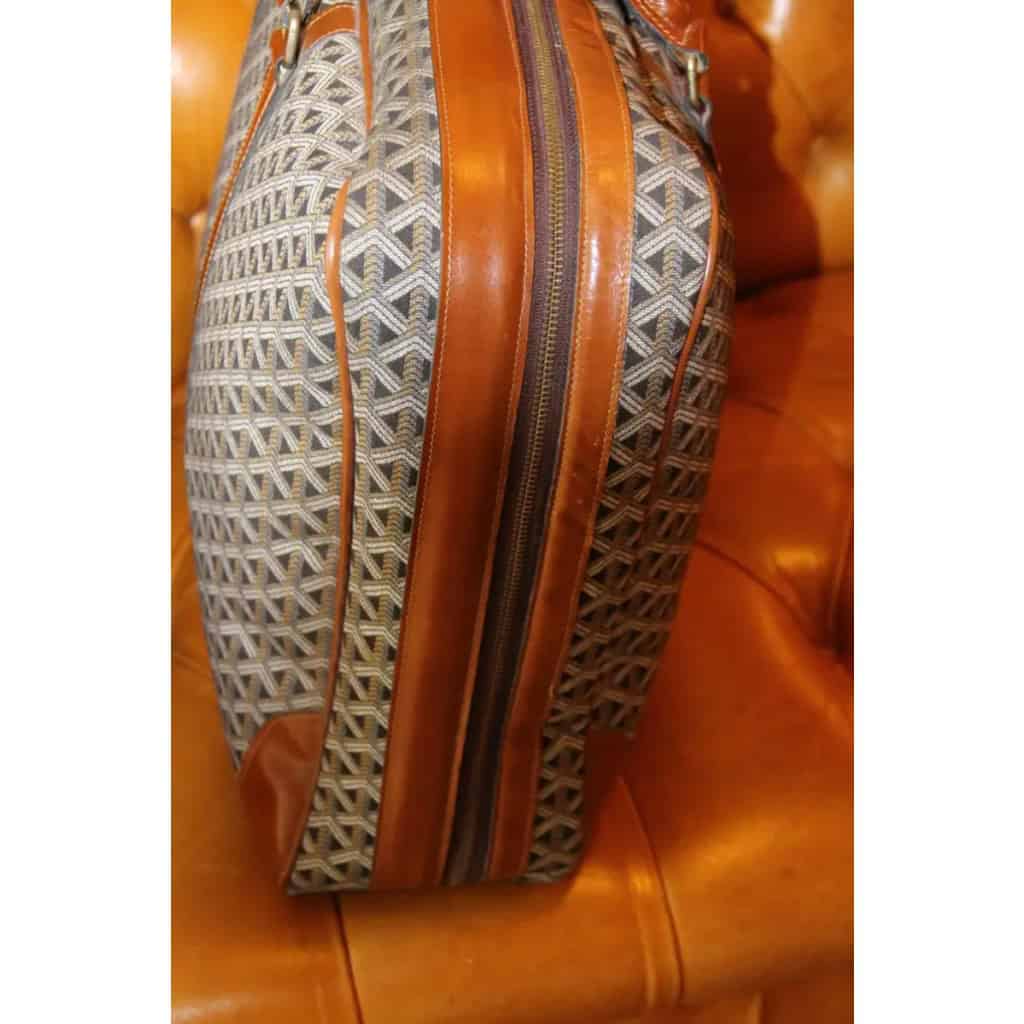 Valise Goyard en toile tissée, bagage Goyard, sac de voyage Goyard 10
